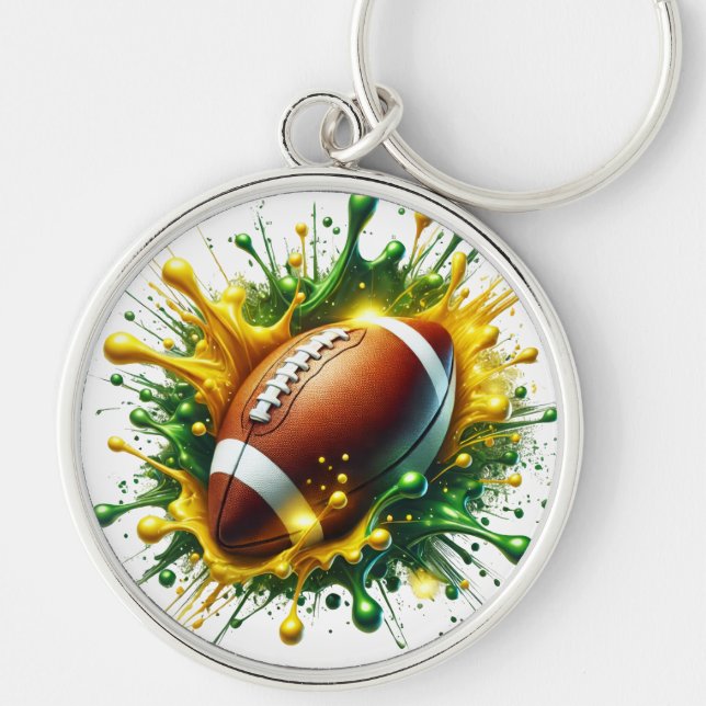 Chaveiro Pingente de Futebol (Frente)