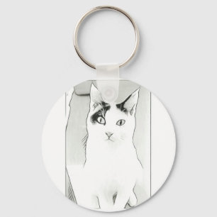 Chaveiro Pingente de Gato Fofo