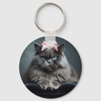 Chaveiro Pingente de Gato Himalaio