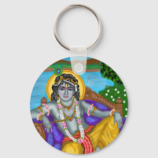 Chaveiro Pingente de Krishna (Frente)
