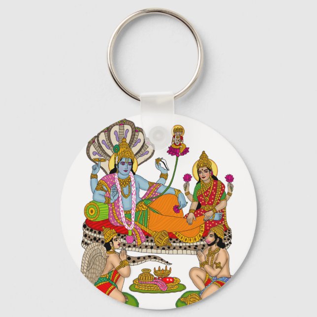 Chaveiro Pingente de Lakshmi Narayan (Frente)