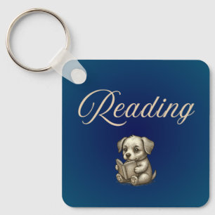 Chaveiro Pingente de Leitor de Livros Cachorro - Cachorro l
