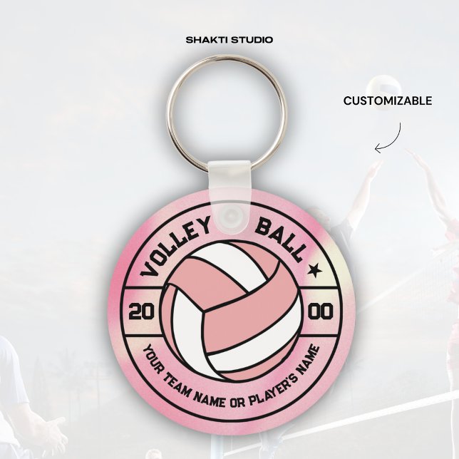 Chaveiro Pingente de lembrança do time feminino de volei ro (Criador carregado)