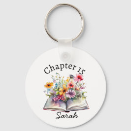 Chaveiro Pingente de Livro Bonito