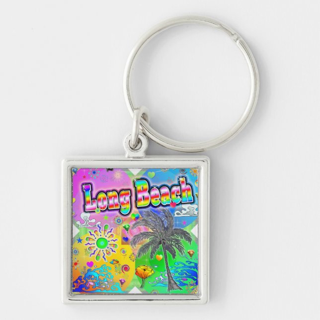 Chaveiro Pingente de Long Beach Quadro Seasons (Frente)