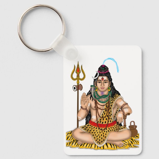 Chaveiro Pingente de Lord Shiva (Frente)
