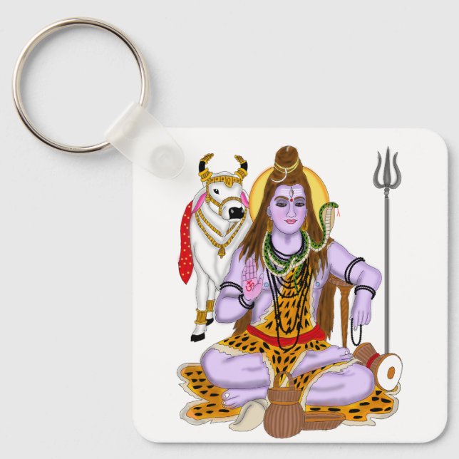 Chaveiro Pingente de Lord Shiva (Frente)