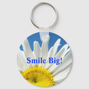 Chaveiro Pingente de margaridas Sorriso Grande! Flor de mar