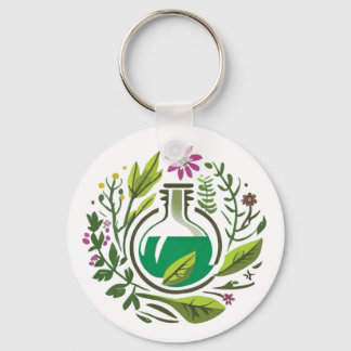 Chaveiro Pingente de Medicina Herbal