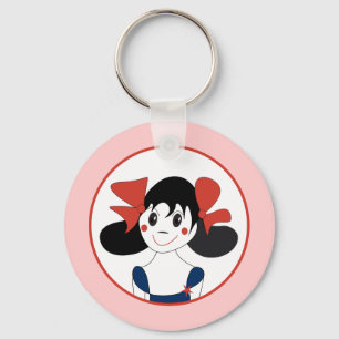 Chaveiro Pingente de Menina Feliz
