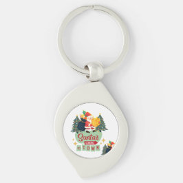 Chaveiro Pingente de Metal para Natal