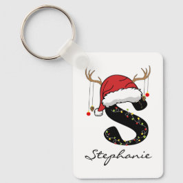Chaveiro Pingente de Natal Papai Noel Personalizado para Mu