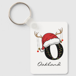 Chaveiro Pingente de Natal Personalizado para Colegas de Tr