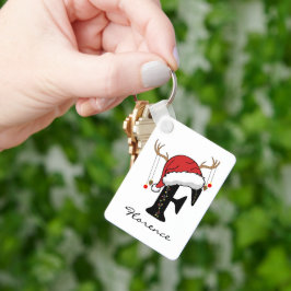 Chaveiro Pingente de Natal Personalizado para Família e Ami