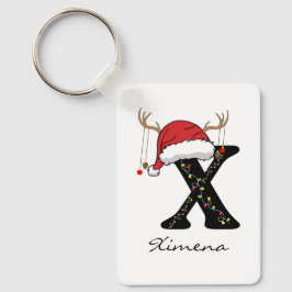 Chaveiro Pingente de Natal Personalizado para Mamãe e Papai