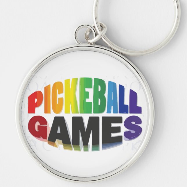 Chaveiro Pingente de Pickleball (Frente)