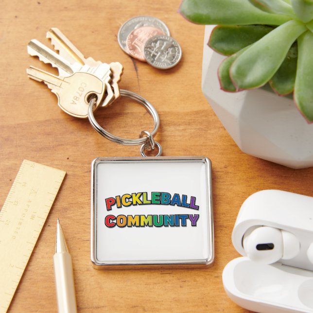 Chaveiro Pingente de Pickleball (Mesa)