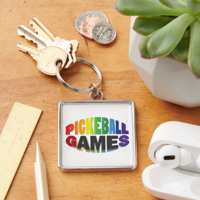 Chaveiro Pingente de Pickleball (Mesa)