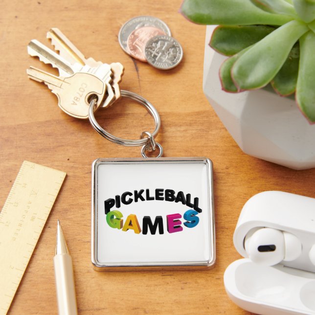 Chaveiro Pingente de Pickleball (Mesa)