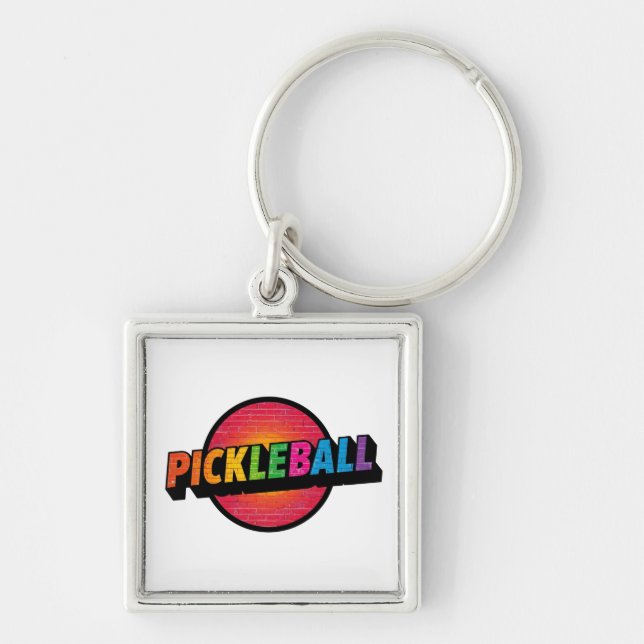 Chaveiro Pingente de Pickleball (Frente)