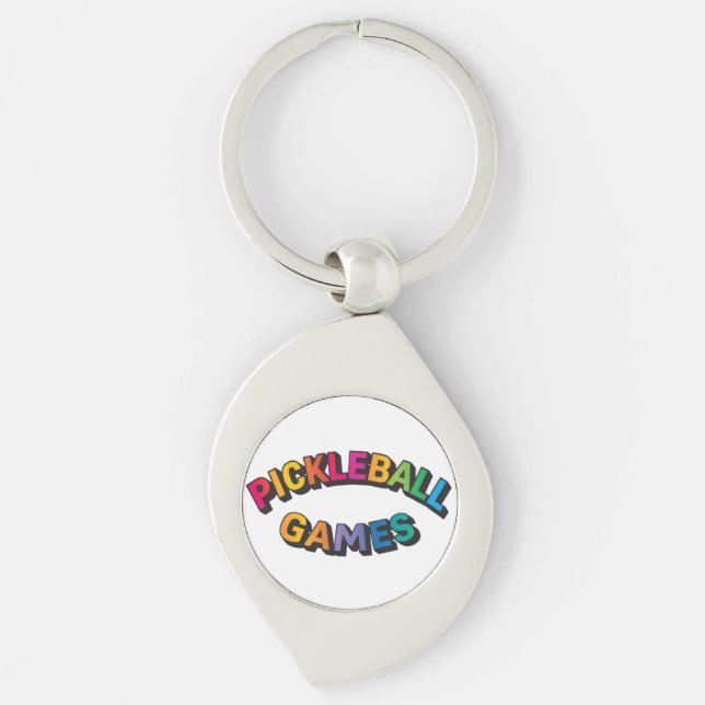 Chaveiro Pingente de Pickleball (Frente)