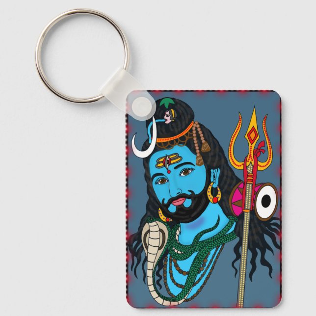 Chaveiro Pingente de Shiva (Frente)