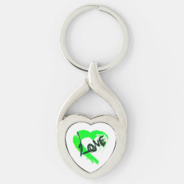 Chaveiro Pingente de Zíper Coração de Amor Pulseira