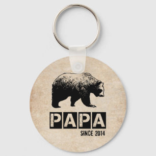 Chaveiro Pingente do Ano da Paternidade do Papai Urso Grung