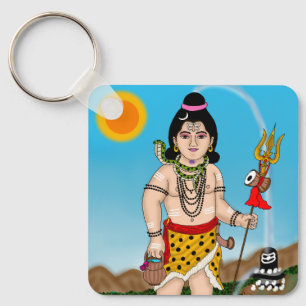 Chaveiro Pingente do Deus Shiva Infantil