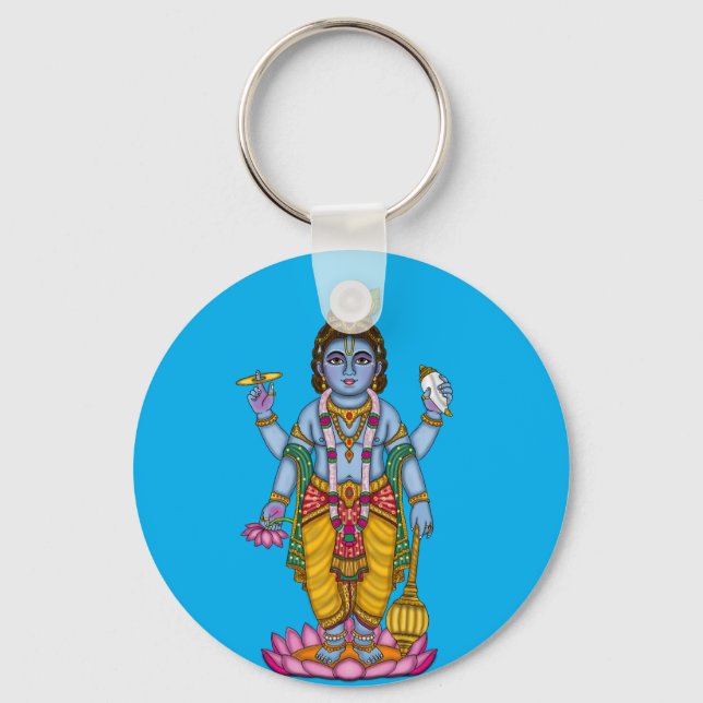 Chaveiro Pingente do Deus Vishnu Infantil (Frente)