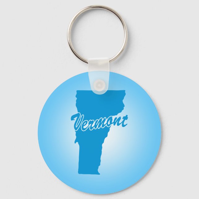 Chaveiro Pingente do Estado de Vermont (Frente)