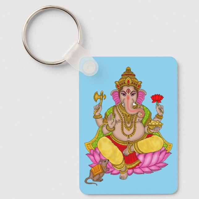 Chaveiro Pingente do Senhor Ganesha (Frente)