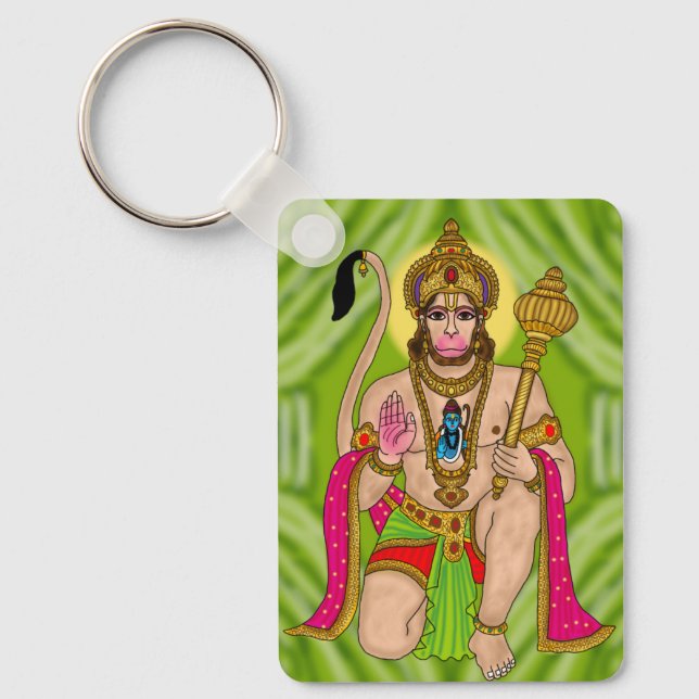 Chaveiro Pingente do Senhor Hanuman (Frente)
