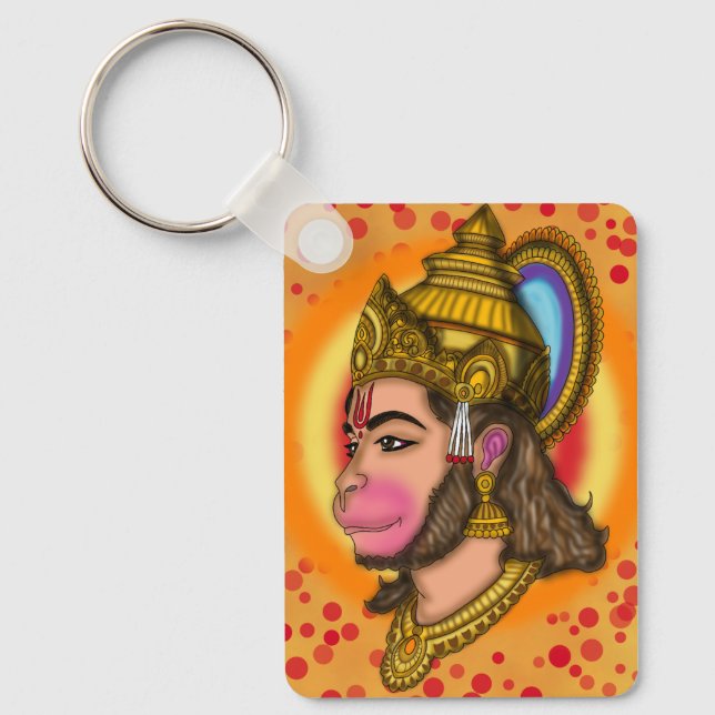 Chaveiro Pingente do Senhor Hanuman (Frente)