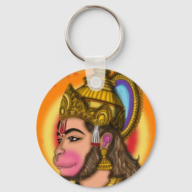 Chaveiro Pingente do Senhor Hanuman (Frente)