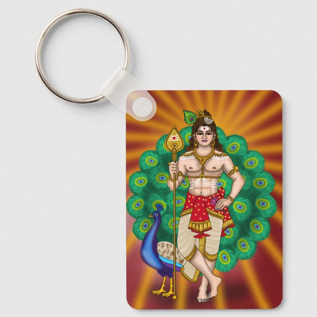 Chaveiro Pingente do Senhor Murugan (Frente)