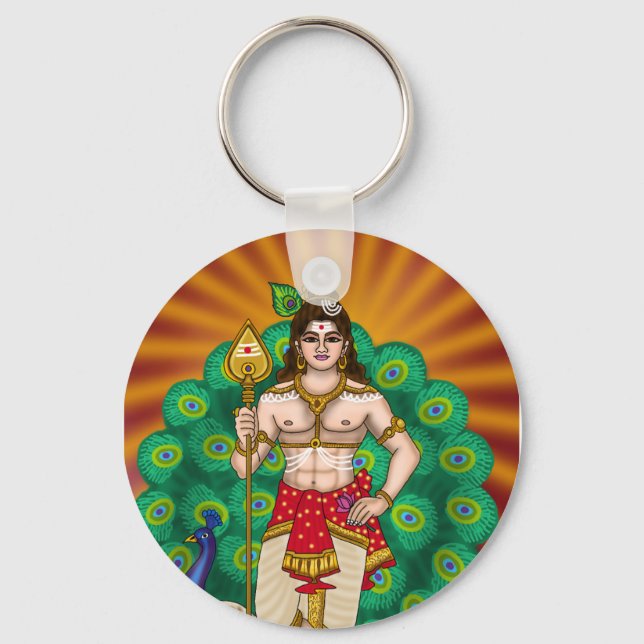 Chaveiro Pingente do Senhor Murugan (Frente)