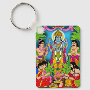 Chaveiro Pingente do Senhor Satyanarayan