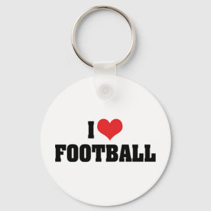 Chaveiro Pingente Eu Amo Futebol