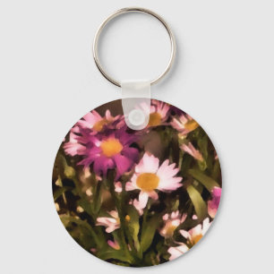 Chaveiro pingente flores para meus amigos