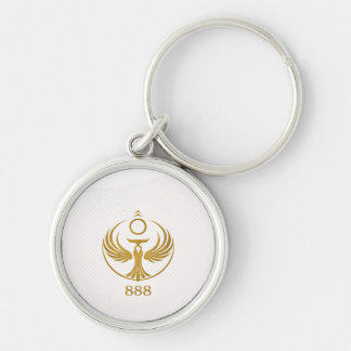 Chaveiro Pingente Gold Phoenix 888 | Sigilo Símbolo Espirit