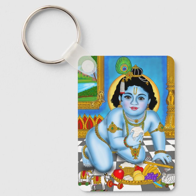 Chaveiro Pingente Krishna Criança (Frente)