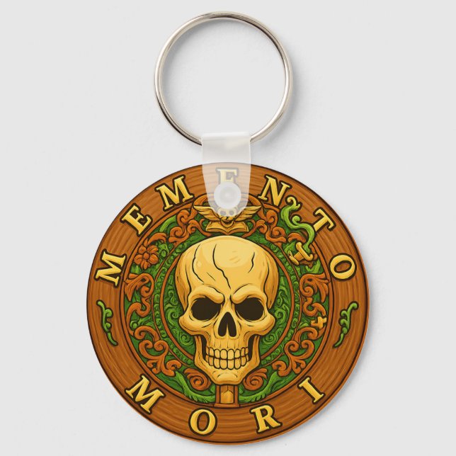 Chaveiro Pingente Memento Mori por Phil Elmore (Frente)