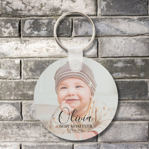 Chaveiro Pingente Personalizado com Foto do Bebê