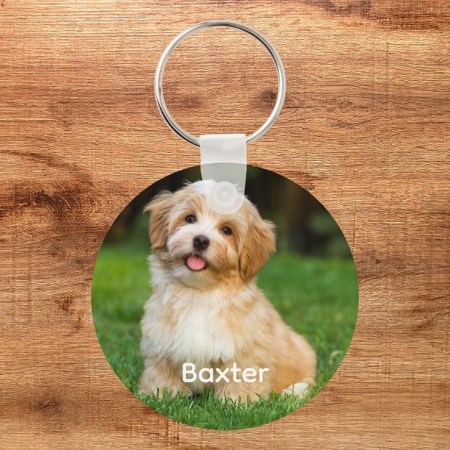 Chaveiro Pingente Personalizado de Foto de Cachorro para Am (Criador carregado)
