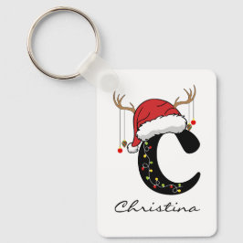 Chaveiro Pingente Personalizado de Natal para Mamãe ou Vovó