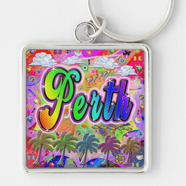 Chaveiro Pingente Perth Vista Express (Frente)