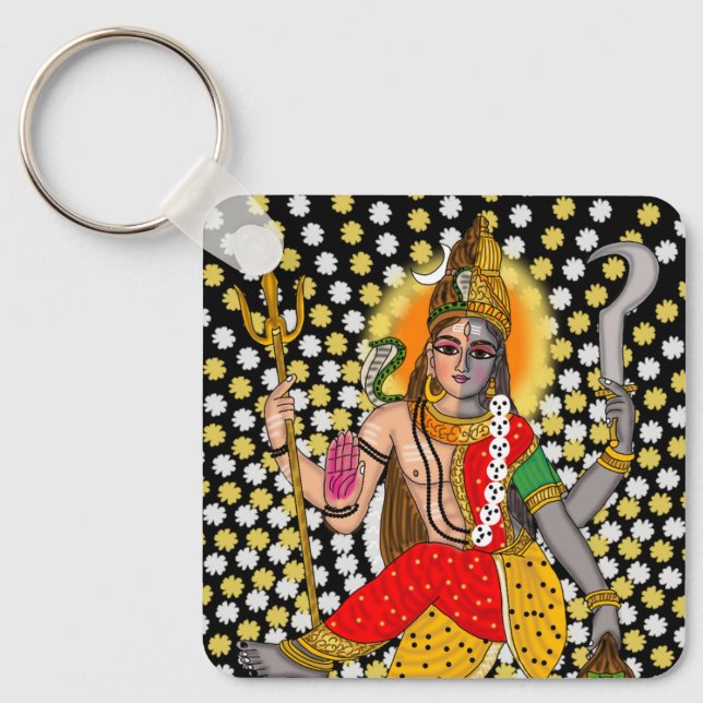 Chaveiro Pingente Shiva Kali (Frente)