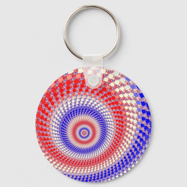 Chaveiro Pingente Três Cores Roundalls (Frente)