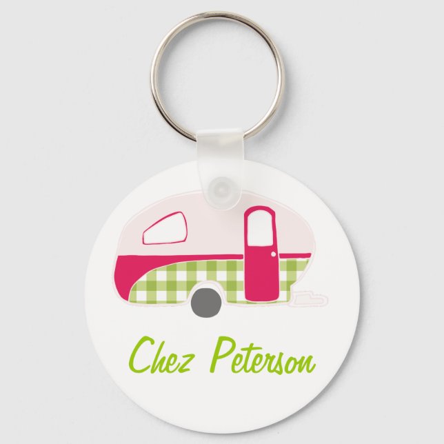 Chaveiro Pingentes Personalizados de Arte Retro para Propri (Frente)
